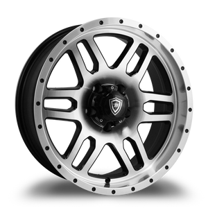 WHITE DIAMOND W3244 5x139.7 16x8-10 BLACK / MACHINED