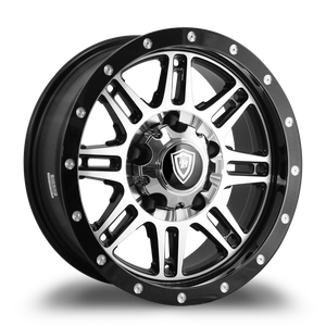 WHITE DIAMOND W3310 5x139.7 16x8-10 BLACK / MACHINED