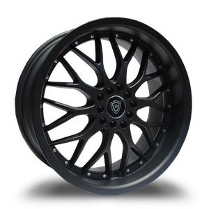 WHITE DIAMOND W503 5x100/5x114.3 18x8+35 BLACK  - MATTE BLACK