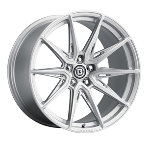 Brada Wheels CX2 5x120 20x10.5 +40 Brushed Hyper Silver