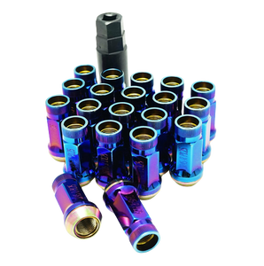 MUTEKI SR45R LUG KIT 12X1.5 45MM BURNED BLUE