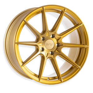 F1R F101 5x100 18x8.5 +38 Brushed Gold