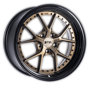 F1R F105 5X114.3 18x9.5 +25 Bronze/Black Lip