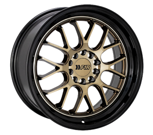 F1R F21 5x100/5x114.3 18x8.5 +38 Bronze/Black Lip v2