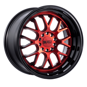 F1R F21 5x100/5x114.3 18x9.5 +35 Candy Red/Black Lip v2