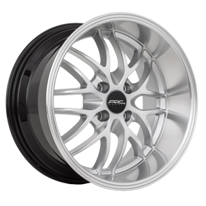 ARC AR3 4x108 16x8.5  +20 Hyper Silver Machine Lip