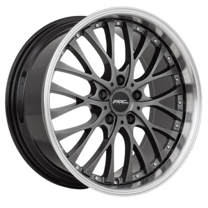 ARC AR6 5x115 18x9  +35 Hyper Black Machine Lip