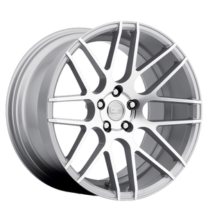 MRR GF7 5x120 19x8.5  +20 Silver Machine Face