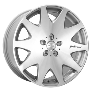 MRR HR3 5x120 19x8.5  +35 Silver Machine Face