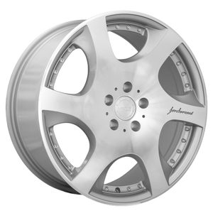 MRR VP3 5x114.3 19x8.5  +35 Silver Machine Face
