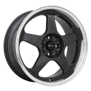 Vors SP1 5x100/5x114.3 17x9  +30 Hyper Black Machine Lip