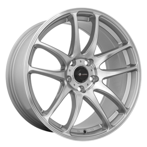 Vors TR4 5x115 19x9.5  +22 Silver Machine Face