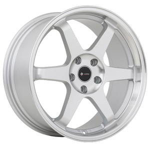 Vors TR37 5x110 18x9.5  +35 Silver Machine Face Lip