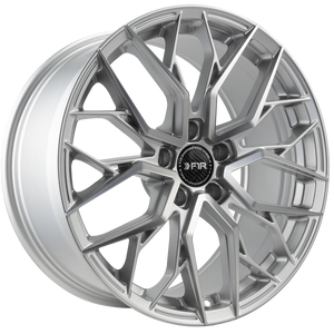 F1R FS3 5x114 18x8.5 +38 Machine Silver — product photo