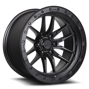LOCK OFFROAD KRAWLER 8x170 20x10 -18 Matte Black W Matte Black Ring