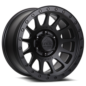 LOCK OFFROAD YOSEMITE 6x135 17x9 +0 Matte Black W Matte Black Ring