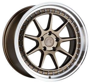 Aodhan DS-X 5x114.3 19x11 +15 Bronze w/Machined Lip