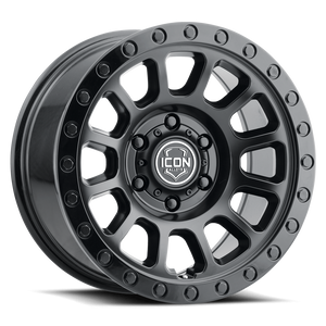 Icon Alloys HULSE 6x120 17x8.5 0mm DOUBLE BLACK