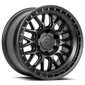 LOCK OFFROAD ONYX 6x139.7 17x9-12 Matte Black W Matte Black Ring