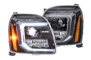 Morimoto MM XB HYBRID Headlights:GMC YUKON (07-14) LF557