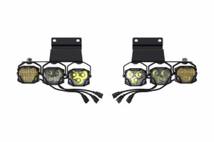 Morimoto Morimoto 4Banger Fog Brackets: Type Raptor Triple (10-14) BAF066