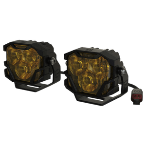 Morimoto Offroad 4B HXB LED PODS SAE WIDE/YELLOW SET BAF012