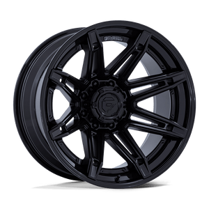 Fuel 1PC FC401 BRAWL 6X139.7 22x10 -18 MATTE BLACK WITH GLOSS BLACK LIP