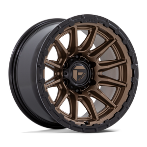 Fuel 1PC FC866 PISTON 5X127 22x10 -18 MATTE BRONZE W/ GLOSS BLACK LIP