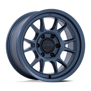 KMC KM729 RANGE 5X127 17x8.5 -10 METALLIC BLUE