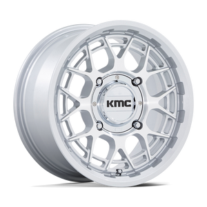 KMC Powersports KS139 TECHNIC UTV 4X156 15x7 +38 GLOSS SILVER MACHINED