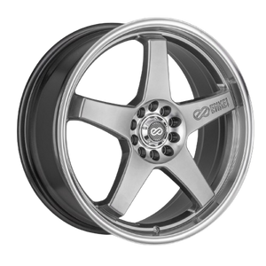 Enkei EV5 5x105/110 18x7.5+38 Hyper Black W/ Machined Lip