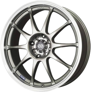 Enkei J10 4x100/108 18x7.5+42 Silver w/ Machined Lip