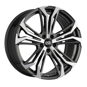 Enkei Vortex 5 5x120 20x8.5+40 Anthracite Machined