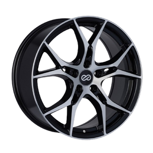 Enkei Vulcan 5x100 18X8.0+45 Black Machined