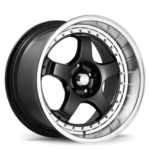 Konig SSM 5x100 18x8+42 Gloss Black w/ Machined Lip