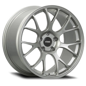 Konig Forged F1M 5X130 18x12+65 Ash Silver Knurled Bead