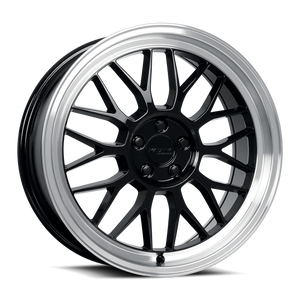 KATANA RACING KR06 5x114.3 18x8 +40 Glossy Black Machined Lip KATANA RACING KR06 5x114.3 18x8 +40 Glossy Black Machined Lip