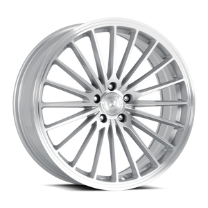 DOLCE PERFORMANCE GHOST 5x120 20x8.5 +28 Gloss Silver Machined Face