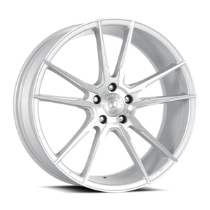 DOLCE PERFORMANCE VAIN 5x120 20x8.5 +28 Gloss Silver Machined Face