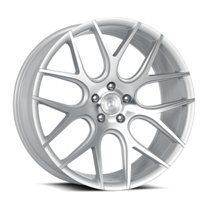 DOLCE PERFORMANCE MONZA 5x120 19x8.5 +28 Gloss Silver Machined Face