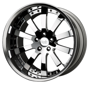 Work Equip E10 5x120 22x10+35 r disk Bright Buff Finish