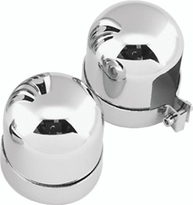 Bikers Choice 52-64 K XL 58-64 FL & Custom Chrome Shock Top Covers Replaces H-D 54707-84T - 490840 Photo - Primary