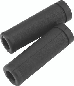 Bikers Choice 74-07 Big Twin & XL Black Rubber Stock Style Grips Replaces H-D 56006-82 Pr - 492656 Photo - Primary
