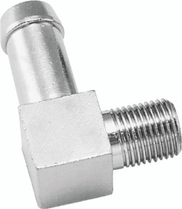 Bikers Choice 1/8 NPT X 3/8 Hose 90 Degree Oil Line Fitting Universal Custom - 492699 Photo - Primary