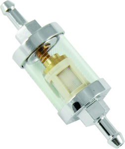 Bikers Choice Chrome Clear View Fuel Filter 1/4 Inch Hose Universal - 603516 Photo - Primary