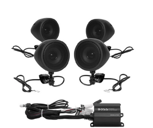 Boss Audio Systems Motorcycle Speaker Amplifier/ Bluetooth/ 3in Speakers 2 Pair- Black - MCBK470B User 1