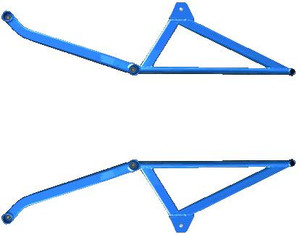 Cusco Power Brace Rear Member CZ4A Evo 10 (replaces OEM Bar) - 566 492 RM Photo - Primary