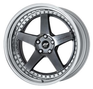 Work Zistance W5s 5x108 20x9+30 r disk Brilliant Silver Black