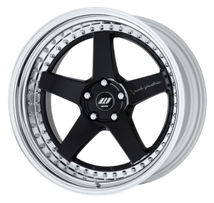Work Zistance W5s 5x112 19x9.5+24 r disk Gloss Black