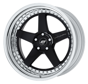 Work Zistance W5s 5x115 20x10.5+-27 r disk Gloss Black